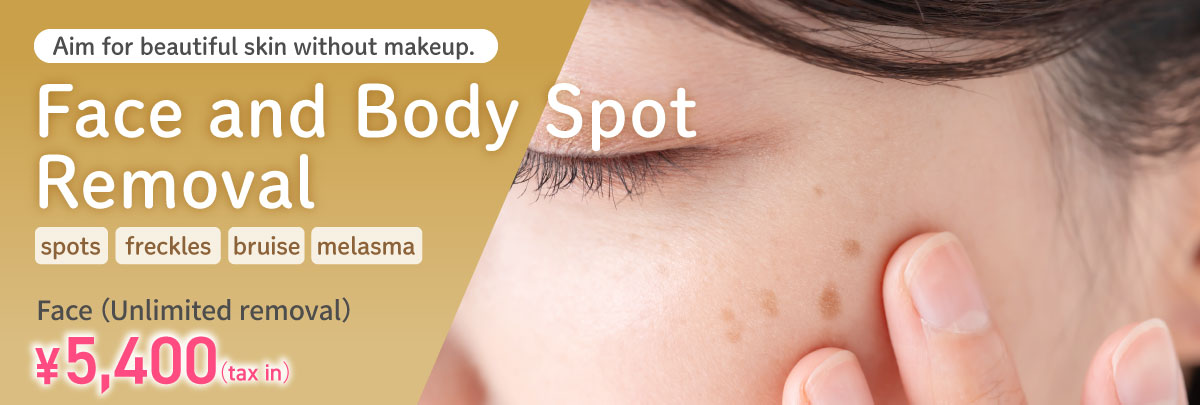Spot removal for face & body