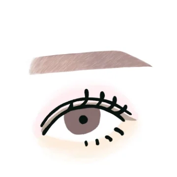 ボーイッシュ眉