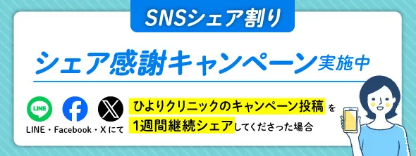 SNSシェア割り