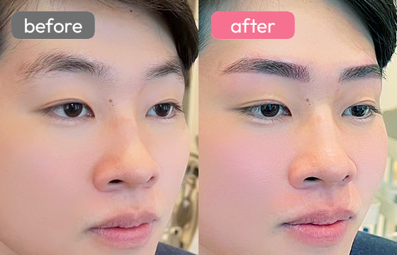 眉アートメイク(メンズ)01 02