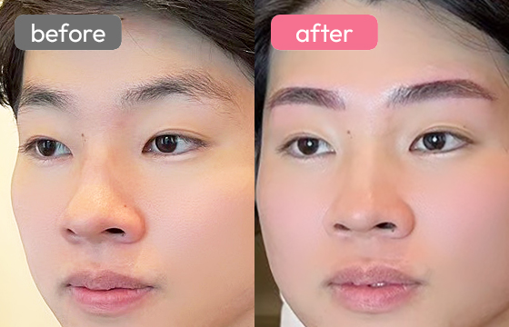 眉アートメイク(メンズ)01 03