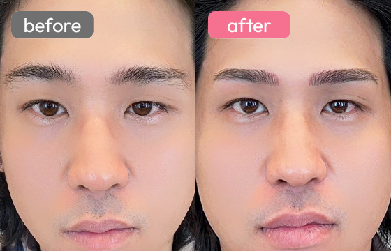 眉アートメイク(メンズ)07