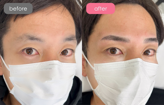 眉アートメイク(メンズ)08